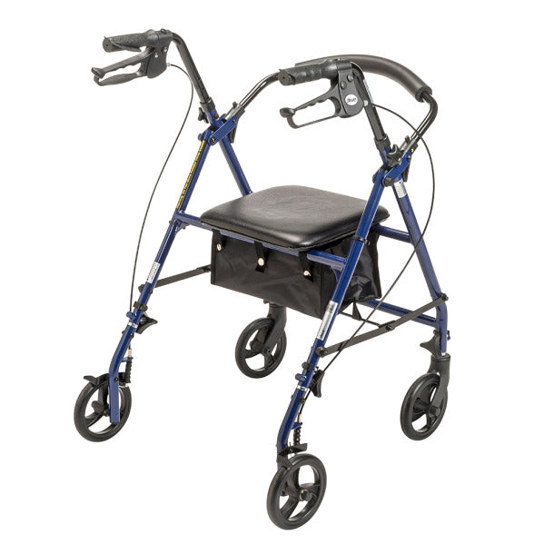 Steel Rollator with 6” Wheels, Knockdown