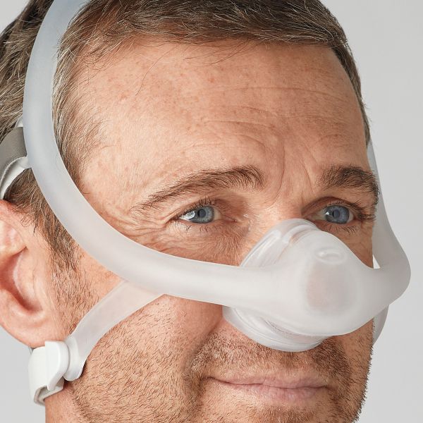 DreamWisp Nasal CPAP Mask FitPack with Headgear, Small/Medium/Large Cushions