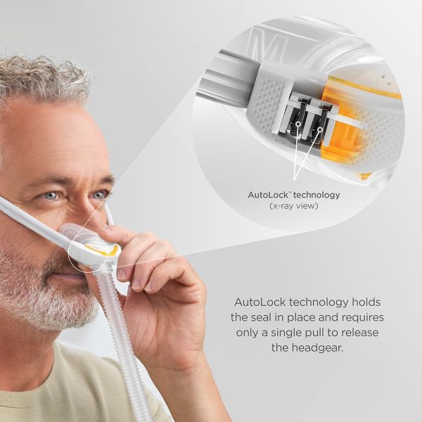 F&P Solo Nasal CPAP Mask with Headgear