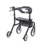 Photograph of the Nitro Sprint Rollator, black, additional product angle