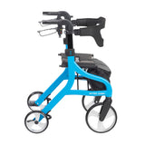 Photograph of the Nitro Sprint Rollator, blue, additional product angle