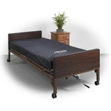 Photograph of the Therapeutic 5 Zone Support Mattress included with the full-rail bed option