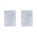 Two Fisher and Paykel SleepStyle air filters laid flat on a white background, front view