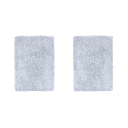 Two Fisher and Paykel SleepStyle air filters laid flat on a white background, front view