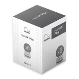 ResMed HumidX Plus six pack retail box in gray and white, marked x6 on the front