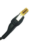 Close product view of the output plug at the end of the AirMini power supply lead