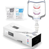 Complete AirMini N30 mask pack contents including headgear, cushions, HumidX filters, and packaging