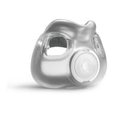Three-quarter view of the AirTouch F30i cushion, showing its compact under-the-nose shape
