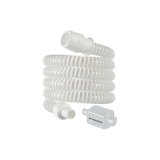 Transcend WhisperSoft Muffler Kit for Micro 510: a coiled 6 ft white TransFlex hose with the WhisperSoft muffler