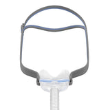 Front view of AirFit N30 CPAP mask showing nasal cradle cushion and headgear frame