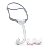 Side view of AirFit N30 nasal CPAP mask displaying headgear straps and tubing connection