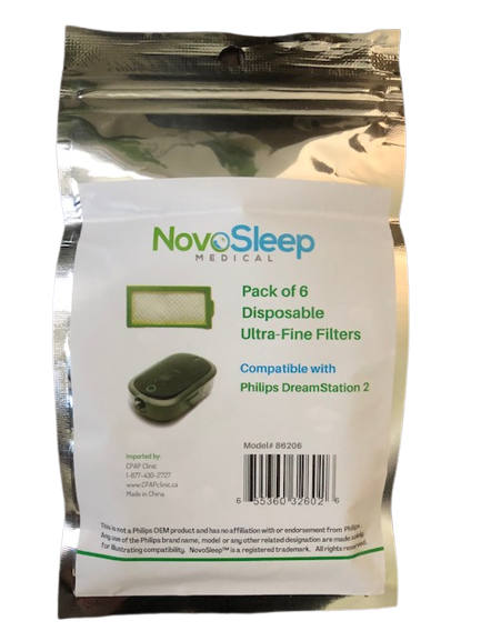 DreamStation2 Compatible Disposable Ultra-Fine Filters pack of 6