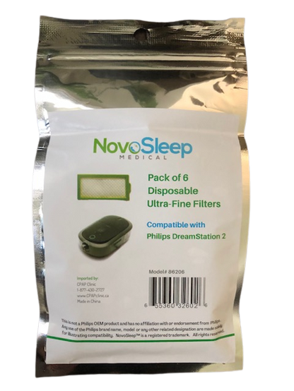 DreamStation2 Compatible Disposable Ultra-Fine Filters pack of 6
