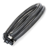 F&P SleepStyle ThermoSmart breathing tube coiled, angled product view showing the full length of the hose