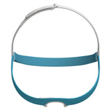 Rear view of the Evora Nasal CapFit headgear, showing how the back strap sits across the head