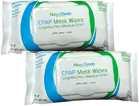 NovoSleep All-Natural CPAP Wipes with Aloe Vera
