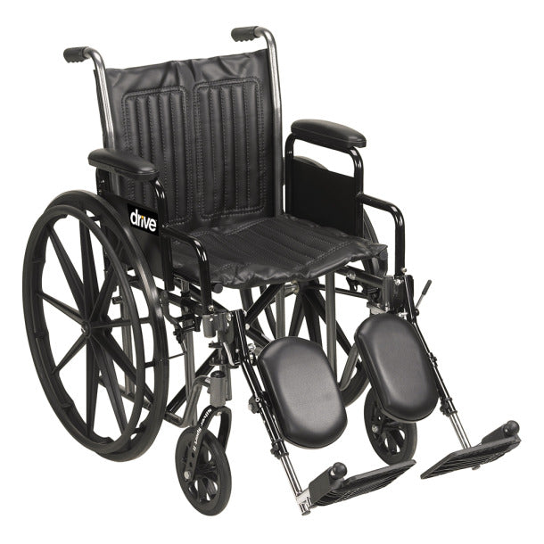 Silver Sport 2 Wheelchair with Swing Away Footrests