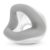 Close up of the UltraSoft memory foam nasal cushion showing the soft gray foam rim and clear base