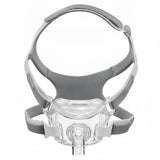 Philips Amara View full face mask front view, showing the under-nose cushion and padded headgear