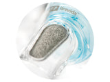 Close-up of the exhalation diffuser vent on the Brevida seal, with the F&P Brevida name printed beside it