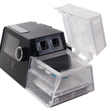 Luna G3 machine with the water chamber pulled out and the transfer box lifted clear beside it