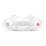 Front view of the ResMed AirFit N30i Small cradle cushion, marked with a red S size marker