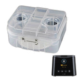 SleepStyle water chamber beside the SleepStyle machine it fits, showing the size of the tub