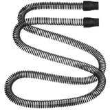 React Health UltraNoir black CPAP tube, manufacturer studio shot on a white background