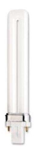 Photograph of the replacement germicidal UV-C bulb used inside the Lumin device