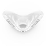 Top view of the ResMed AirFit X30i replacement oral cushion, showing the soft silicone and pillows opening